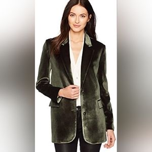 James Jeans Elongated boyfriend velvet jacket